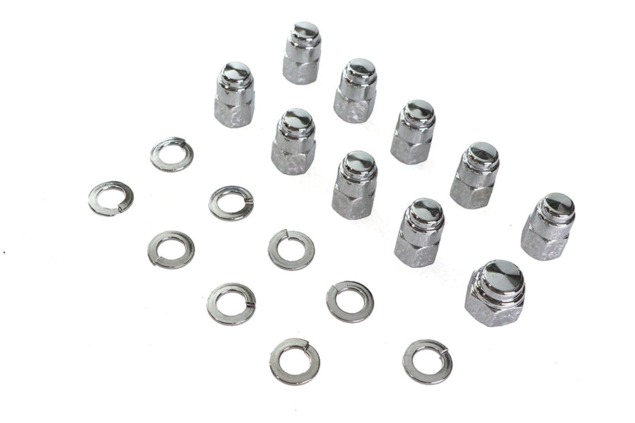 HARLEY Chrome Transmission Side Cover Kit Fits 1936-1940 EL,   1937-1948 UL,   1941-1984 FL,   1971-