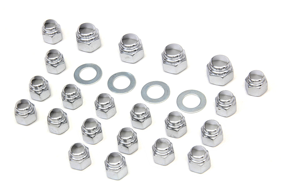 HARLEY Rocker Box Nut Kit Cap Style Fits 1966-1984 FL,   1971-1984 FX,   1982-1983 FXR,   1979-1983