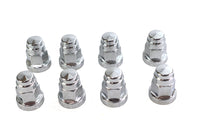 HARLEY Cylinder Base Hex Cap Nut Chrome Milled Fits 1978-1984 FL,   1978-1984 FX,   1979-1983 FL,