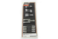 HARLEY Chrome Primary Cover Screw Kit Acorn Fits 1980-1984 FLT,   1982-1984 FXR,