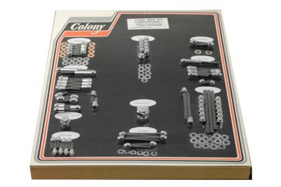 HARLEY Engine Dress Up Cap Kit Chrome Fits 1987-1988 FXST,