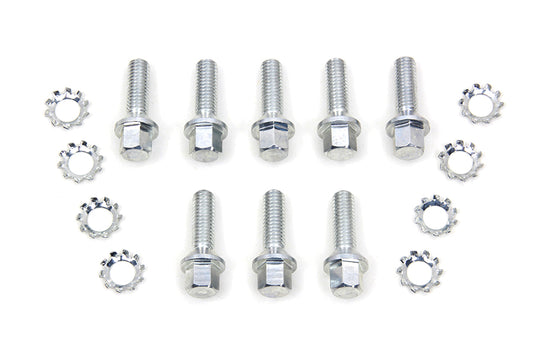 HARLEY Nickel Tappet Block Hex Screw Fits 1941-1975 FL,   1936-1952 EL,