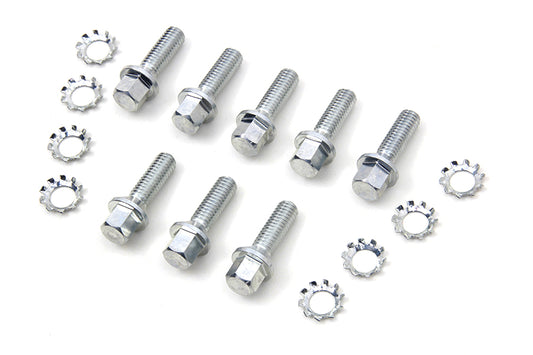 HARLEY Nickel Tappet Block Hex Screw Fits 1941-1975 FL,   1936-1952 EL,