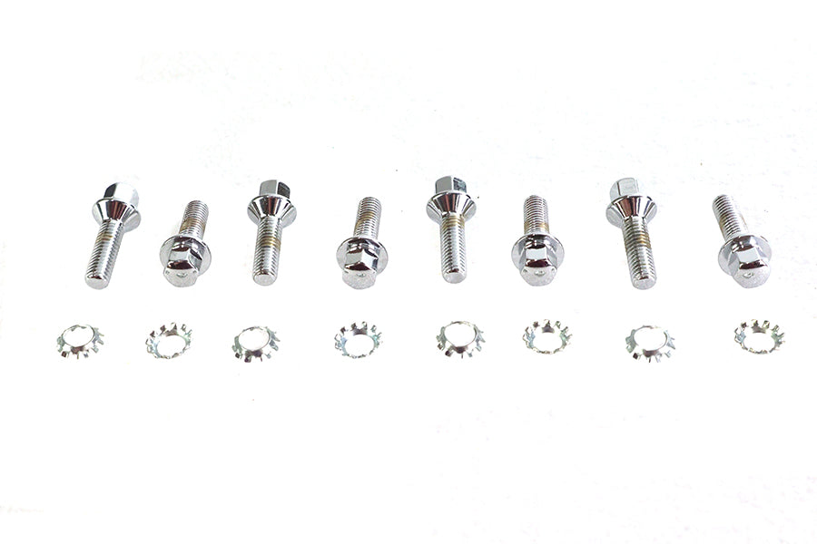 HARLEY Chrome Tappet Block Hex Screw Fits 1936-1940 EL,   1941-1975 FL,   1971-1975 FX,