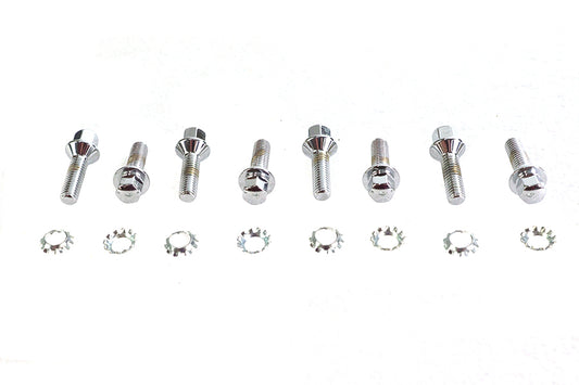 HARLEY Chrome Tappet Block Hex Screw Fits 1936-1940 EL,   1941-1975 FL,   1971-1975 FX,