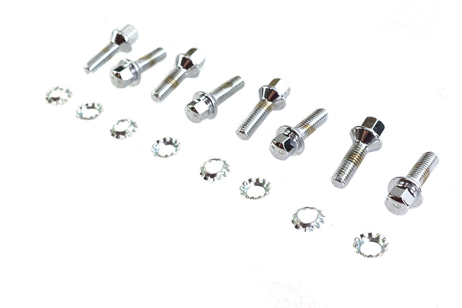 HARLEY Chrome Tappet Block Hex Screw Fits 1936-1940 EL,   1941-1975 FL,   1971-1975 FX,