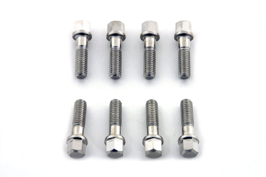 HARLEY Nickel Plated Tappet Block Screw Set Fits 1948-1984 FL,