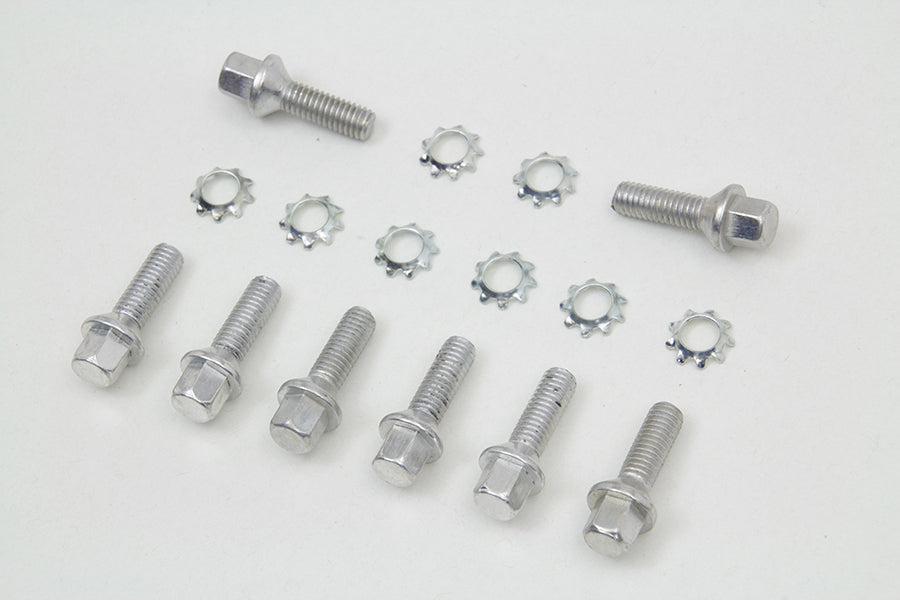 HARLEY Cadmium Tappet Block Screw Set Fits 1936-1940 EL,   1941-1975 FL,   1971-1975 FX,