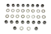 HARLEY Chrome Rocker Box Hex Nuts Fits 1966-1984 FL,   1971-1984 FX,   1982-1983 FXR,   1979-1983 FL