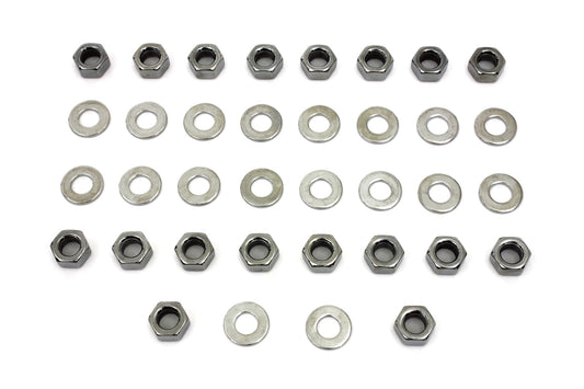 HARLEY Chrome Rocker Box Hex Nuts Fits 1966-1984 FL,   1971-1984 FX,   1982-1983 FXR,   1979-1983 FL