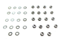 HARLEY Cadmium Rocker Box Hex Nuts Fits 1966-1984 FL,   1971-1984 FX,   1982-1983 FXR,   1979-1983 F