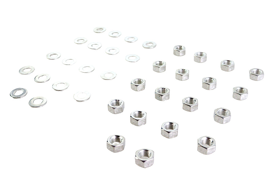 HARLEY Cadmium Rocker Box Hex Nuts Fits 1966-1984 FL,   1971-1984 FX,   1982-1983 FXR,   1979-1983 F
