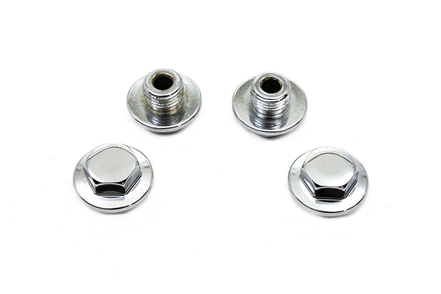 HARLEY Rocker Shaft End Caps Chrome Fits 1971-1984 FL,   1971-1984 FX,   1979-1983 FLT,   1982-1983