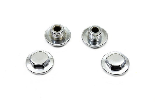 HARLEY Rocker Shaft End Caps Chrome Fits 1971-1984 FL,   1971-1984 FX,   1979-1983 FLT,   1982-1983
