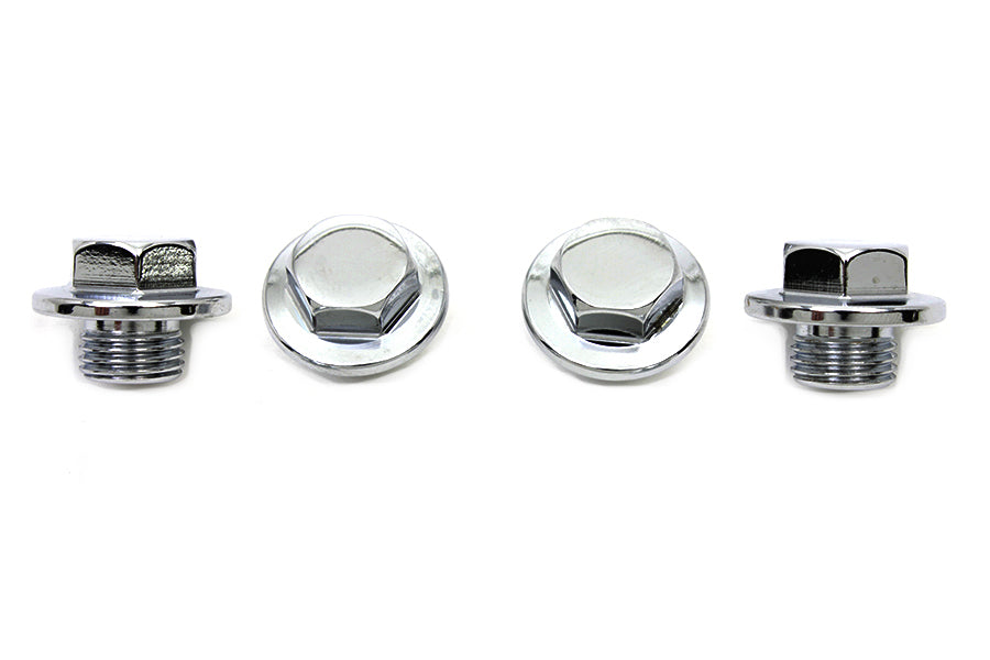 HARLEY Rocker Shaft End Caps Chrome Fits 1971-1984 FL,   1971-1984 FX,   1979-1983 FLT,   1982-1983