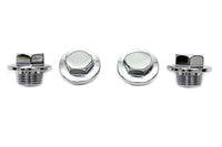 HARLEY Rocker Shaft End Caps Chrome Fits 1971-1984 FL,   1971-1984 FX,   1979-1983 FLT,   1982-1983