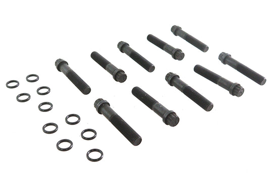 HARLEY Cylinder Head Bolt Set 12 Point Black Fits 1948-1984 FL,   1971-1984 FX,
