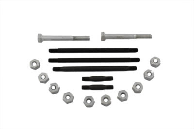 HARLEY Engine Case Bolt Kit Cadmium Fits 1937-1952 WL,   1937-1973 G,