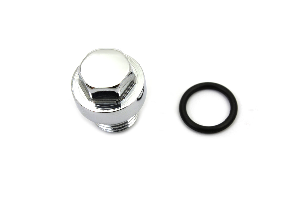 HARLEY Tappet Oil Screen Plug Chrome Fits 1981-1984 FL,   1981-1984 FX,   1981-1998 FLT,   1981-1998