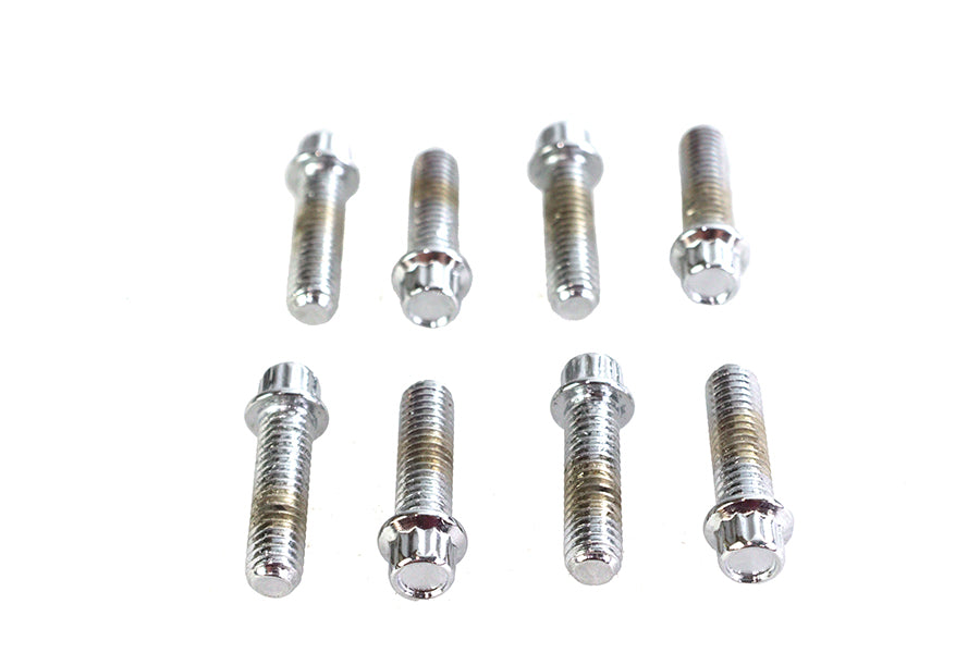 HARLEY Tappet Block Screw Kit 1/4 inch X 24 Thread Chrome Fits 0-  Special, application for using la