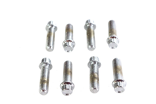 HARLEY Tappet Block Screw Kit 1/4 inch X 24 Thread Chrome Fits 0-  Special, application for using la