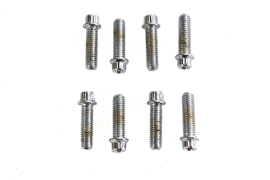 HARLEY Tappet Block Screw Kit 1/4 inch X 24 Thread Chrome Fits 0-  Special, application for using la