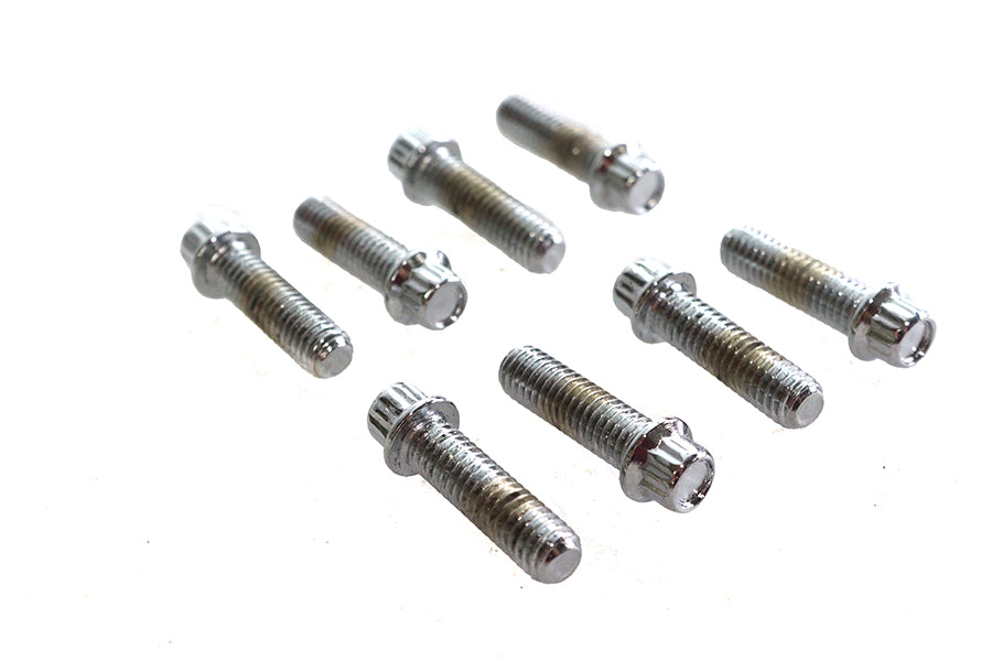 HARLEY Tappet Block Screw Kit 1/4 inch X 24 Thread Chrome Fits 0-  Special, application for using la