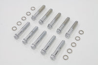HARLEY Big Bore 12 Pt Head Bolt Kit Chrome Fits 1948-1984 FL,   1971-1984 FX,