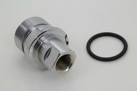 HARLEY Inner Fork Tube Plug Chrome Fits 1977-1984 FX,   1986-UP FLST,   1984-UP FXST,   1980-1986 FX