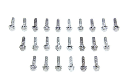 HARLEY Rocker Box Valve Cover Screw Short Chrome Fits 1948-1965 FL,