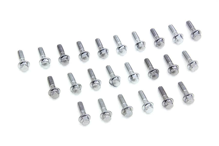 HARLEY Rocker Box Valve Cover Screw Short Chrome Fits 1948-1965 FL,