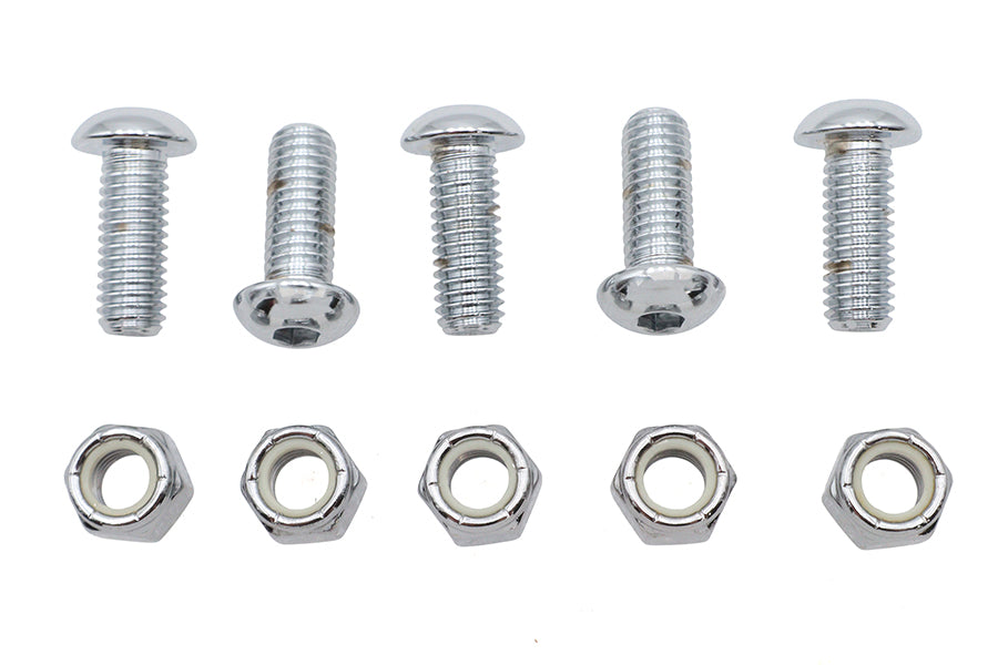 HARLEY Front or Rear Disc Bolts with Nuts for Single Disc Fits 1973-1980 FL, Front or Rear