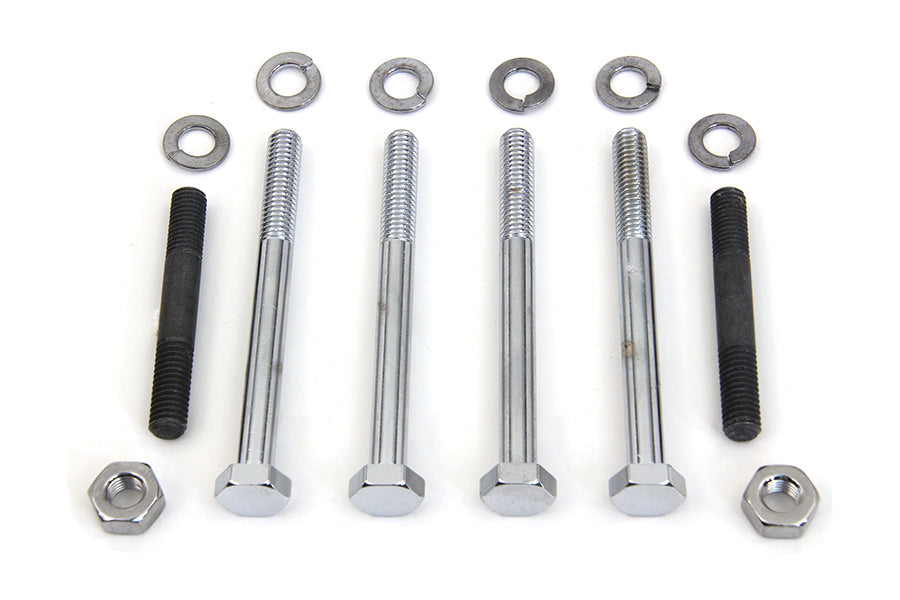 HARLEY Oil Pump Mount Hex Kit Chrome Fits 1968-1977 FL,   1971-1977 FX,