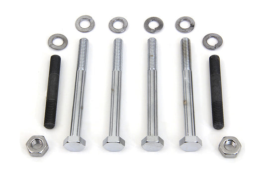 HARLEY Oil Pump Mount Hex Kit Chrome Fits 1968-1977 FL,   1971-1977 FX,