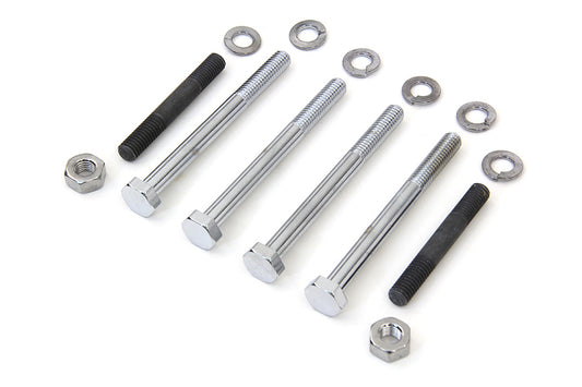 HARLEY Oil Pump Mount Hex Kit Chrome Fits 1968-1977 FL,   1971-1977 FX,