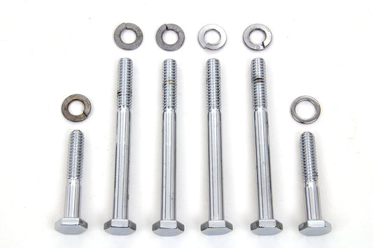 HARLEY Oil Pump Mount Kit Stock Chrome Fits 1978-1984 FL,   1978-1984 FX,   1984-1991 FXST,   1986-1