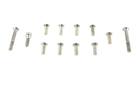 HARLEY Transmission Top Cover Screw Kit Cadmium Fits 1965-1978 FL,   1971-1978 FX,