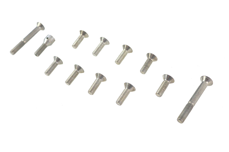 HARLEY Transmission Top Cover Screw Kit Cadmium Fits 1965-1978 FL,   1971-1978 FX,