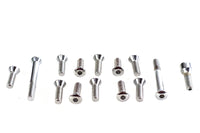 HARLEY Transmission Top Cover Screw Kit Chrome Fits 1941-1964 FL,   1936-1940 EL,   1937-1948 UL,