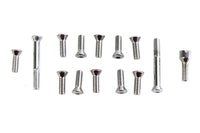 HARLEY Transmission Top Cover Screw Kit Chrome Fits 1941-1964 FL,   1936-1940 EL,   1937-1948 UL,