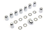 HARLEY Chrome Transmission Side Cover Nut Kit Fits 1936-1940 EL,   1937-1948 UL,   1941-1984 FL,   1