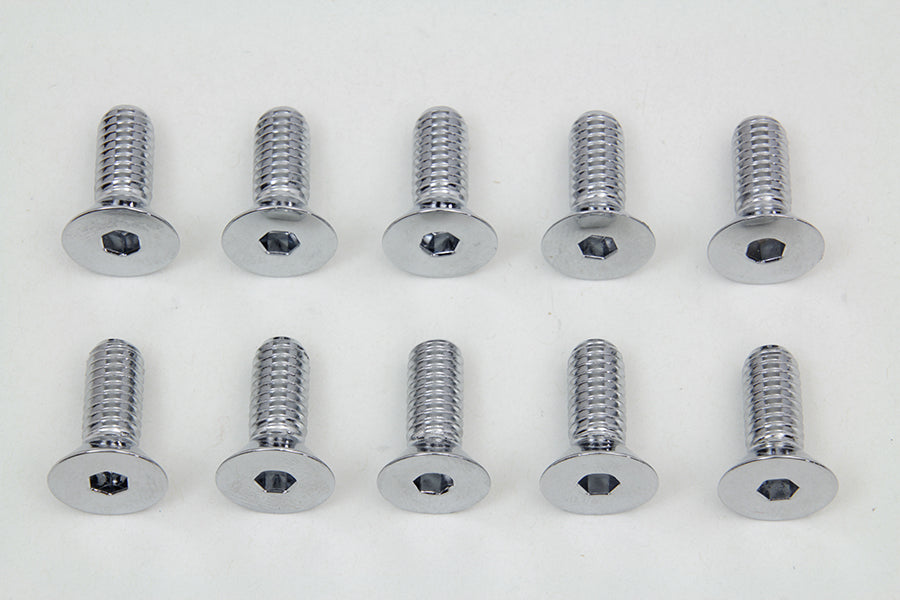 HARLEY Chrome Allen Type Disc Screw Fits 1978-1982 FX,   1978-1982 XL,