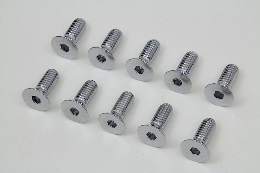 HARLEY Chrome Allen Type Disc Screw Fits 1978-1982 FX,   1978-1982 XL,