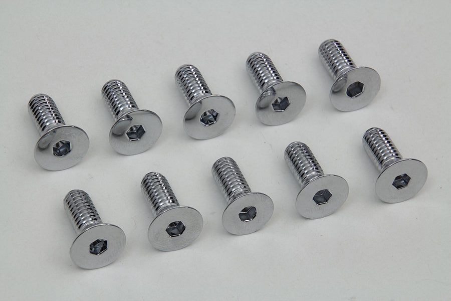 HARLEY Chrome Allen Type Disc Screw Fits 1978-1982 FX,   1978-1982 XL,