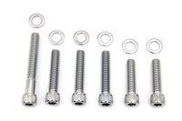 HARLEY Cam Cover Allen Screw Kit Chrome Fits 1970-1984 FL,   1971-1984 FX,   1984-1992 FXST,   1984-