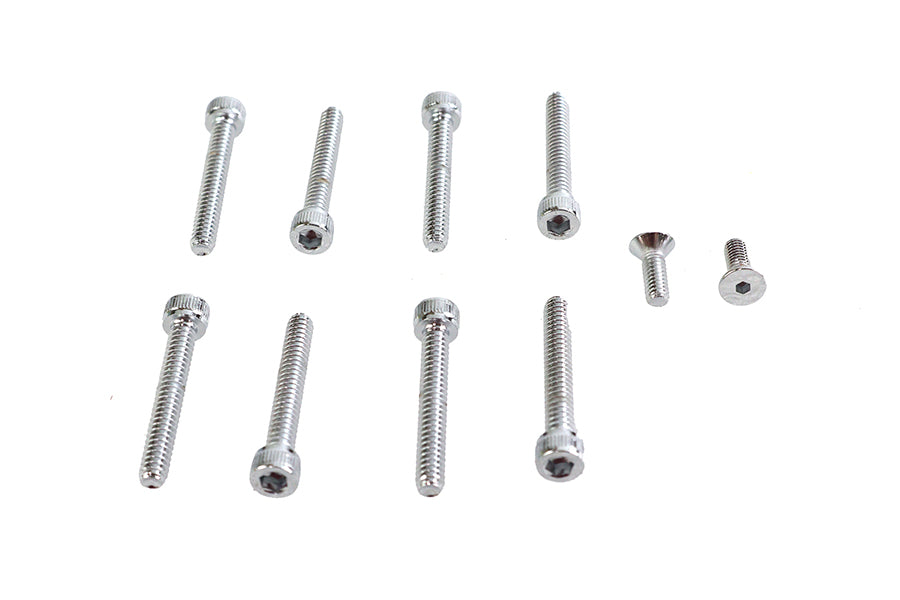 HARLEY Handlebar Switch Housing Allen Screws Chrome Fits 1973-1981 FL,   1973-1981 FX,   1973-1981 X