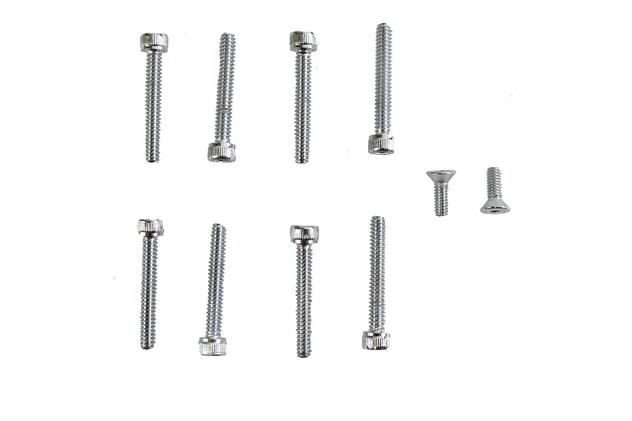 HARLEY Handlebar Switch Housing Allen Screws Chrome Fits 1973-1981 FL,   1973-1981 FX,   1973-1981 X