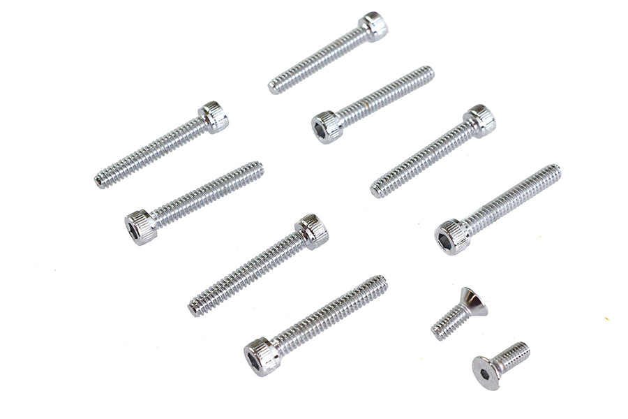 HARLEY Handlebar Switch Housing Allen Screws Chrome Fits 1973-1981 FL,   1973-1981 FX,   1973-1981 X