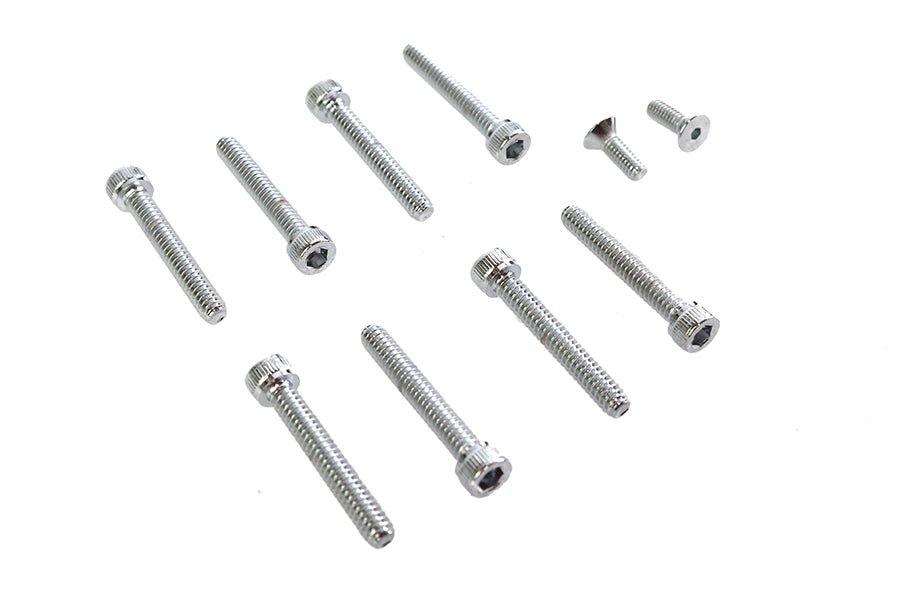 HARLEY Handlebar Switch Housing Allen Screws Chrome Fits 1973-1981 FL,   1973-1981 FX,   1973-1981 X