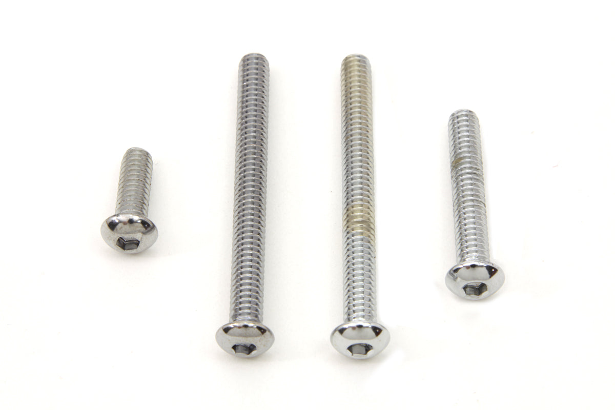 HARLEY Chrome Colony Dash Cover Allen Screw Set Fits 1977-1984 FXS,